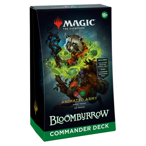 Mtg Bloomburrow Animated Army Commander Deck