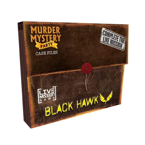 Murder Mystery Party Case Files: Black Hawk Live Mission Game