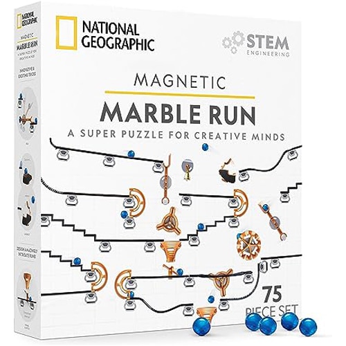 National Geographic Magnetic Marble Run 75pc