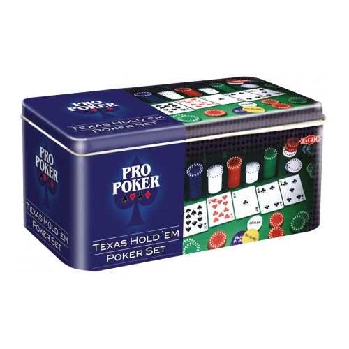 Pro Poker Texas Hold’em Set in Tin