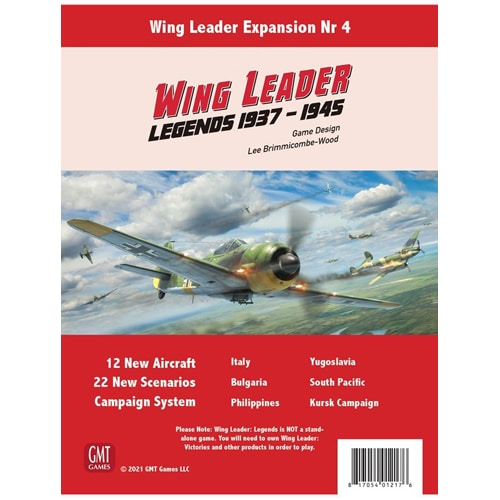 Wing Leader: Expansion 4 Legends 1937 – 1945